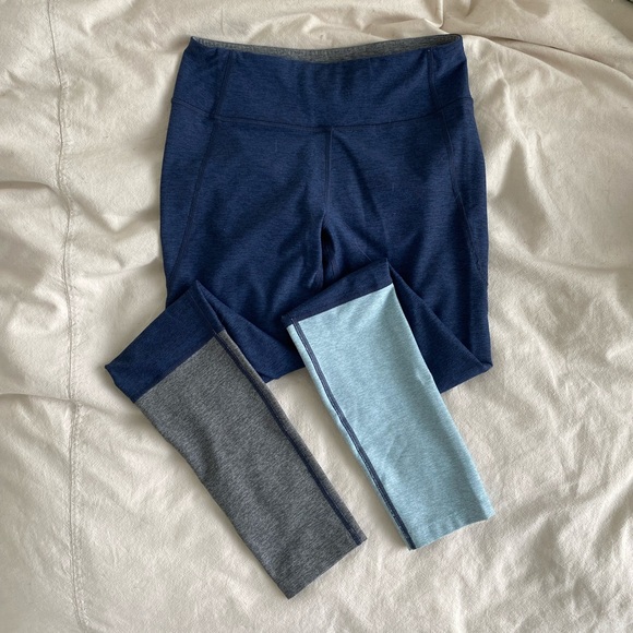 OUTDOOR VOICES, two-tone leggings - Picture 1 of 4